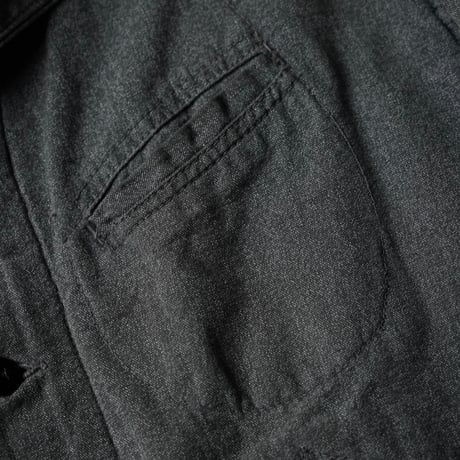 30-40s HERCULES Work Jacket - Black Chambray “巨人タグ”