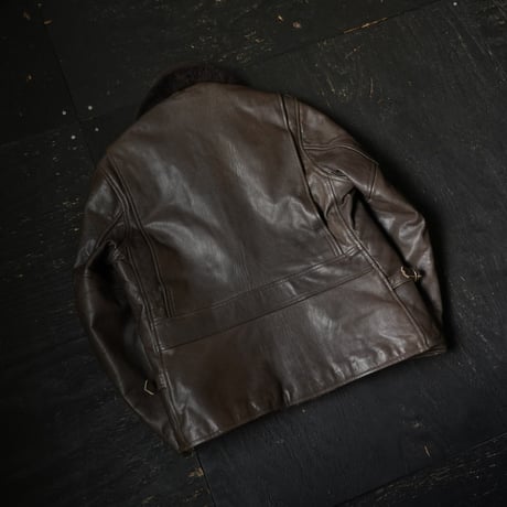 L.L.Bean Leather Flight Jacket "Thinsulate"（90s S made in USA）