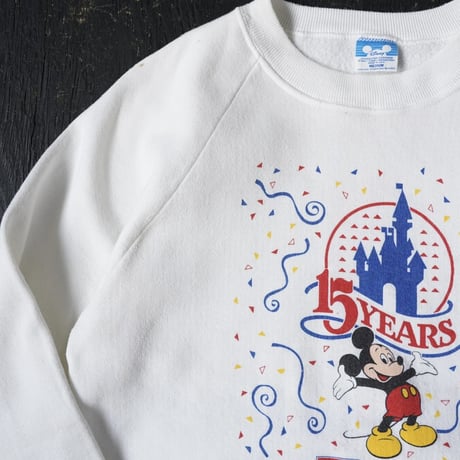 Disney Printed Crew Sweat (80s M made in USA)
