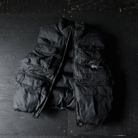 【special】Stussy Reversible Down Vest (90s  L Black)