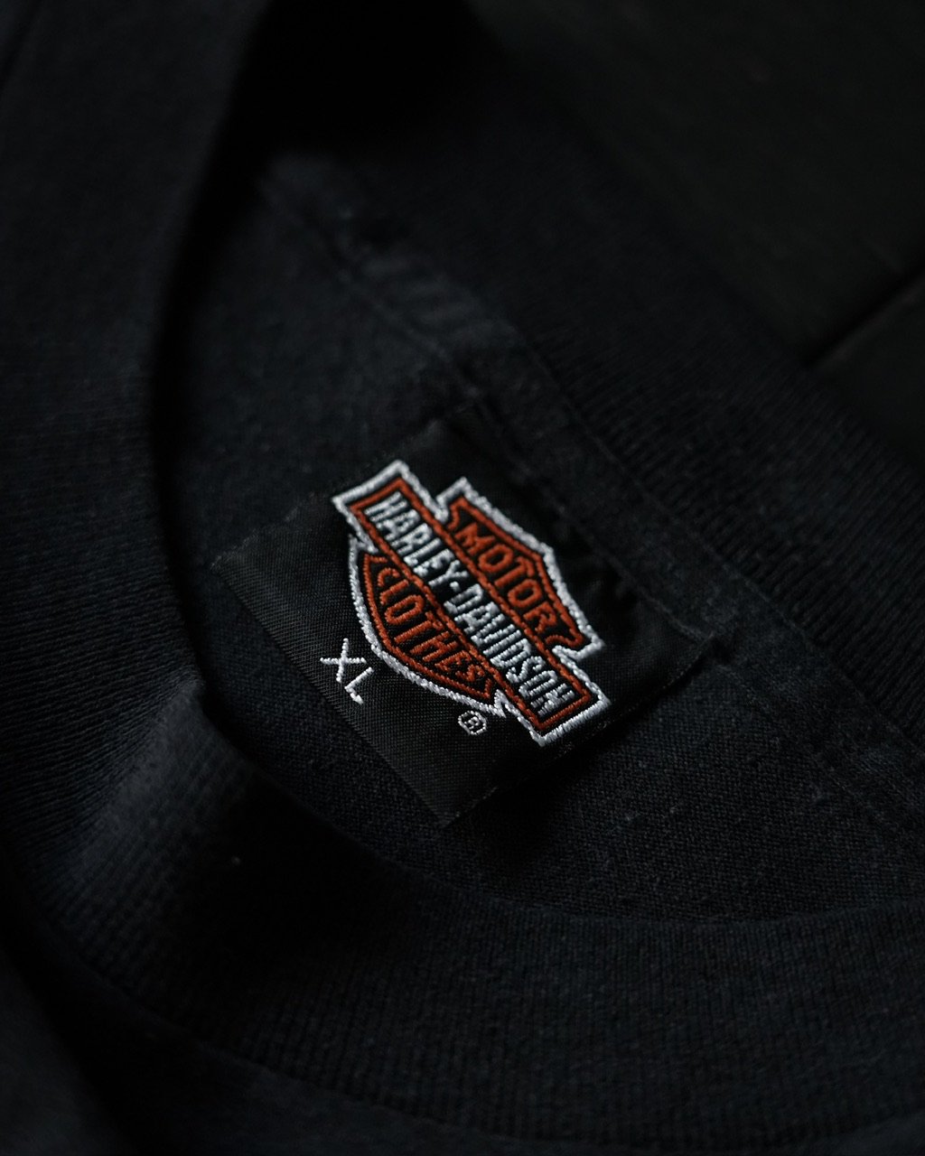 Harley Davidson Printed T-Shirt(80s XL 袖シングルステッ