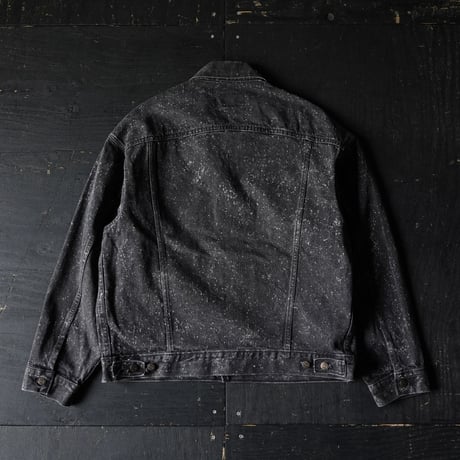 【Special】Levi's Galactic Wash Black Denim Jacket 70507-0260 (80s L made in USA)