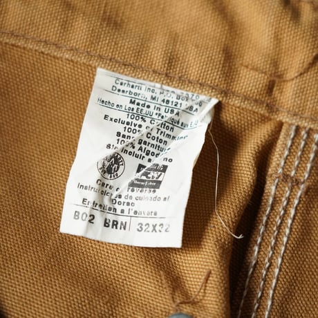 Carhartt Duck Logger Pant (90-00s W32 L32 Made in USA)