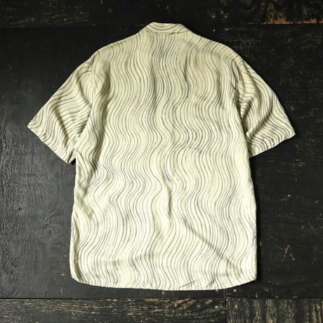 Wave Striped S/S Shirt (90s L)