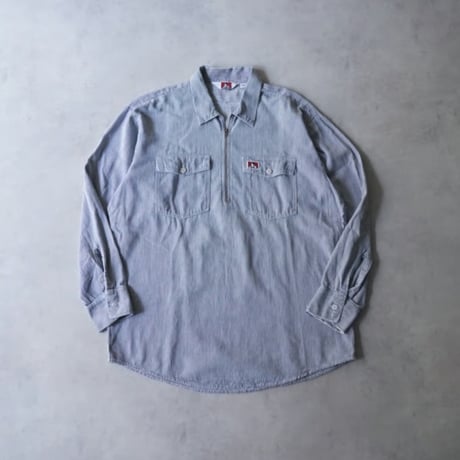 Ben Davis Half Zip Pullover Shirt - Cotton
