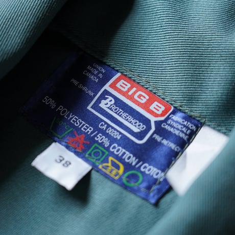 Dead Stock Big B Zipped Work Jacket
