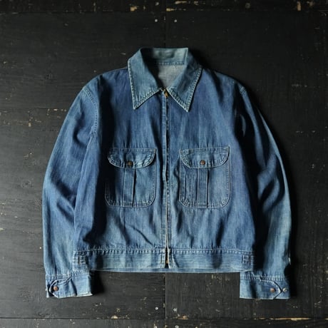 Vintage Denim Jacket (60-70s about M )