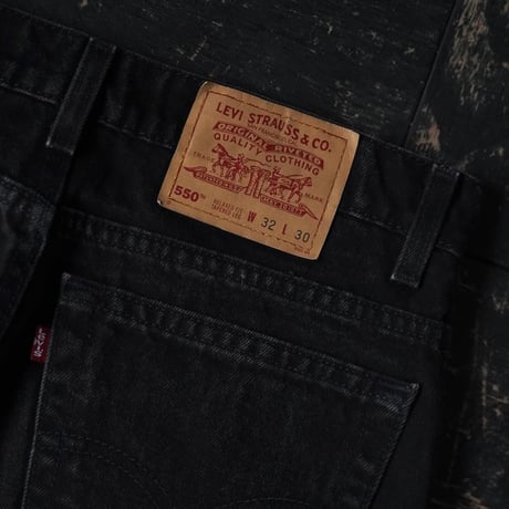 Levi's 550 Black Denim Pant (90s 32/30 made in USA)