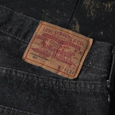 Levi’s 501 Black Denim Pant “先染め” (90s 34/34)