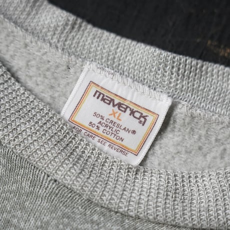 Maverick Printed Crew Sweat (70-80s XL made in USA)