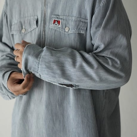 Ben Davis Half Zip Pullover Shirt - Cotton
