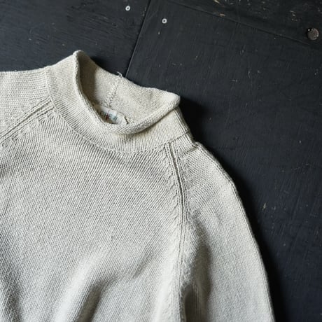 J.Crew Linen Cotton Roll Neck Sweater（90s L 巨人タグ）