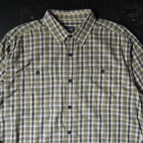 Patagonia Organic Cotton Plaid Shirt(00s about M)