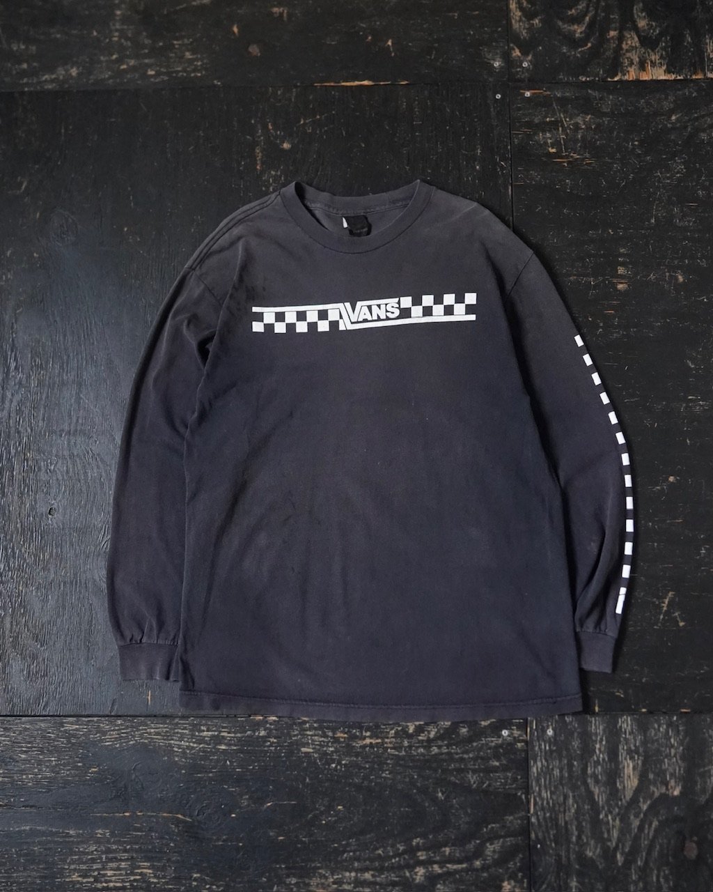 Vans Checker Print L/S T-shirt (90s L) | globul