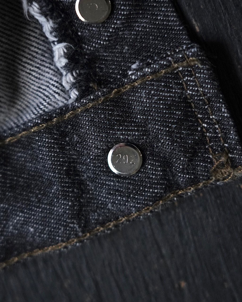 Levi's 501 Black Denim Pant “先染め” (90s 34/34) |