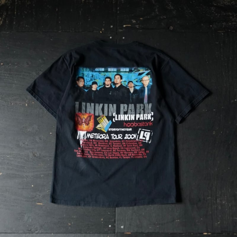 2006リンキンパーク Tシャツ tour tee M black L 新品 LINKIN PARK リンキンパーク チェスター バンド ライブT