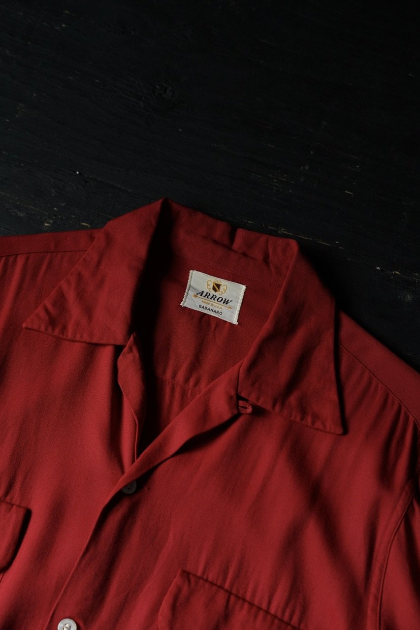 Arrow Rayon Gabadine Shirt (50-60s made in USA