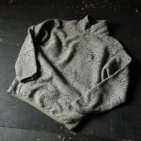 [special] Patagonia Lightweight Synchilla Snap T "Switchback" (90s L made in USA)