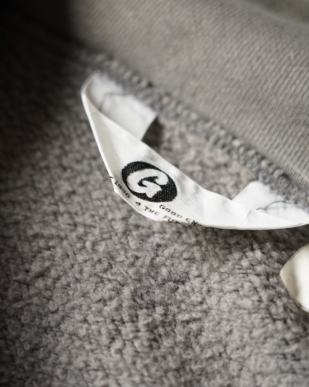 初期 90s good enough ジップ スエット ボーダー 初期 90s good enough