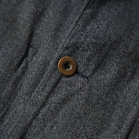 Euro Vintage Black Chambray Jacket (〜60s about S/M)