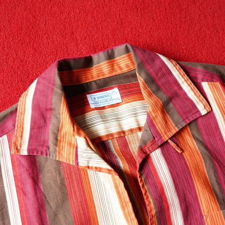 60-70s Brent Italian Collar Pullover Shirt