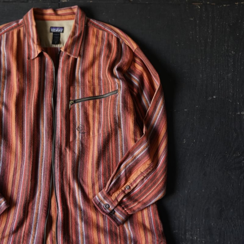 極上　patagonia rhythm オーガニックコットン　シャツジャケット 極上 patagonia rhythm オーガニックコットン シャツジャケット 極上