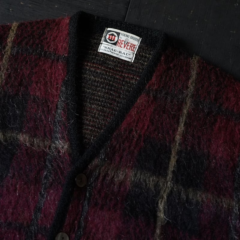 REVERE mohair cardigan 60’s special 商品紹介 » 60's “REVERE” MOHAIR CARDIGAN - Suntrap, Vintage