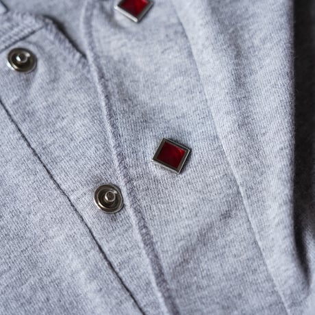 H bar C Western Button Henley Neck Shirt