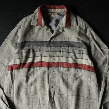 Mcgregor Wool Open collar Shirt (60s M Made in USA)