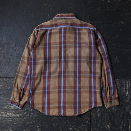 Five Brother Heavy Flannel Shirt (70-80s M made in USA)