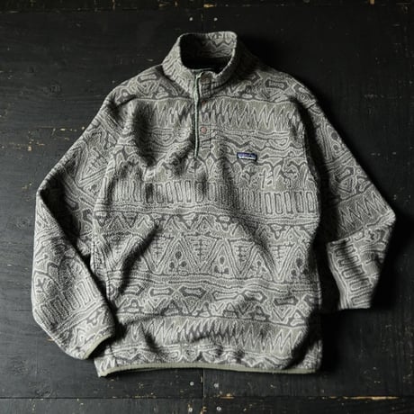[special] Patagonia Lightweight Synchilla Snap T "Switchback" (90s L made in USA)