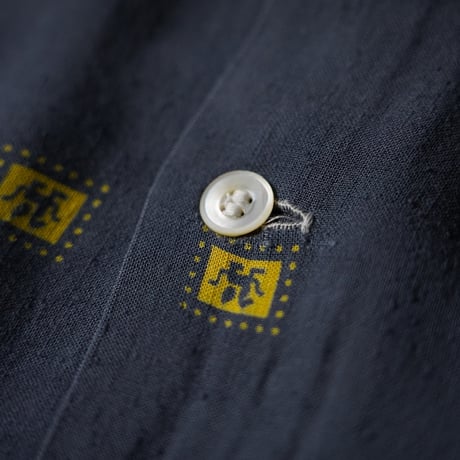 Single Needle Tailoring Open Collar Shirt （50s M vintage）
