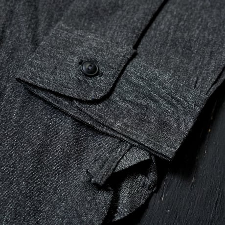 Hercules Black Chambray Work Shirt（Dead Stock）