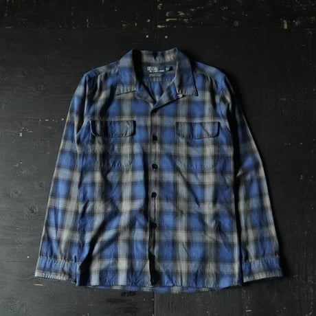 Ralph Lauren Heritage Ski Camp Open Collar Shirt (90s L Good Condition)