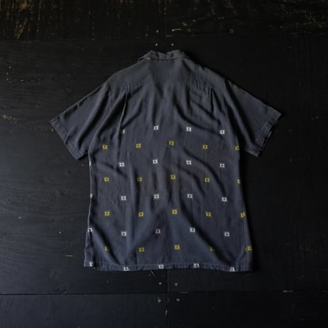 Single Needle Tailoring Open Collar Shirt （50s M vintage）