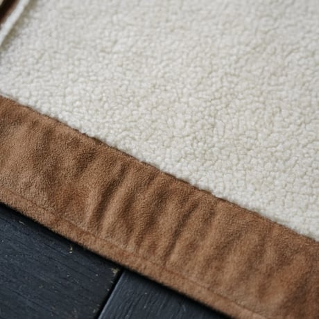 L.L. Bean Faux Mouton Zip Jacket (M)