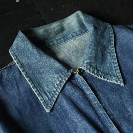 Vintage Denim Jacket (60-70s about M )