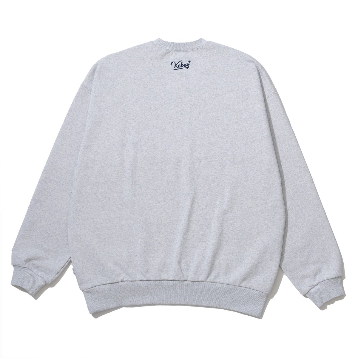 ま様　KEBOZ クルーネック トレーナー グレー KEBOZ（ケボズ）の「BB LOGO SWEAT CREWNECK（スウェット）」 - WEAR