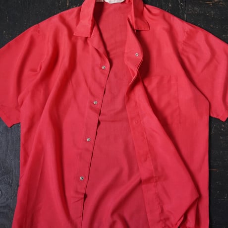 Alexander Shields Silk/Poly SS Shirt (60-70s about M )
