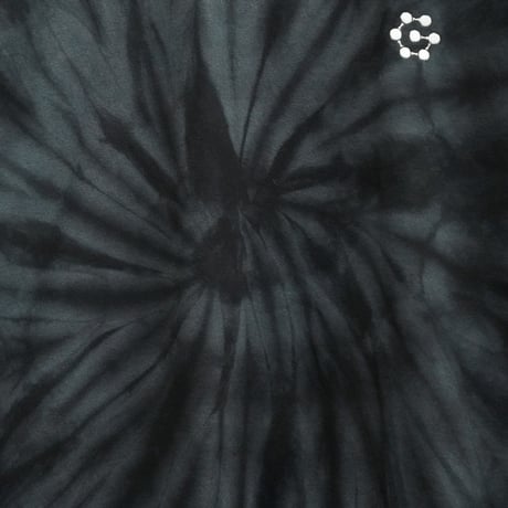gm. Emb. L/S Crew Neck Tee - Tie Dye / Black