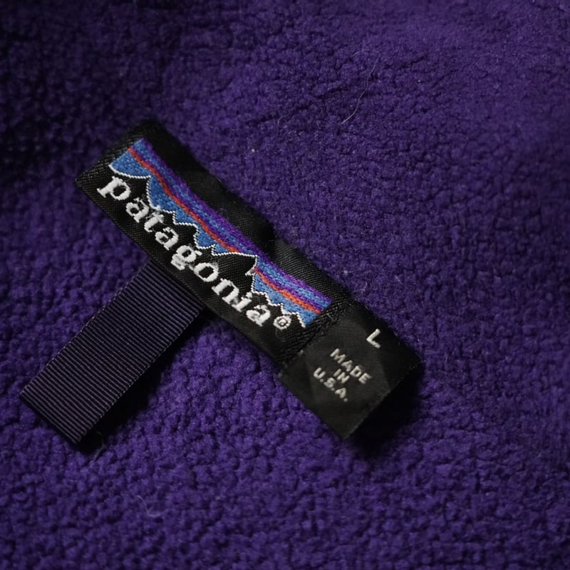 Patagoniaパタゴニア90sシェルドキャプリーンジャケットブライトパープル VINTAGE 90's patagonia キャプリーンジャケット パープル Patagonia