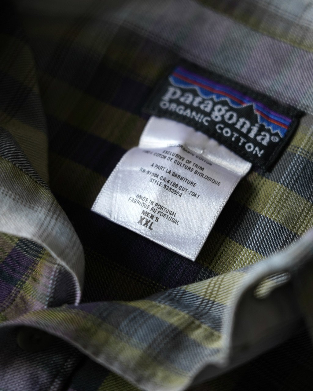 Patagonia Organic Cotton Plaid Shirt (00s XXL m