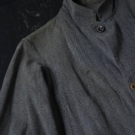 Euro Vintage Black Chambray Jacket (〜60s about S/M)