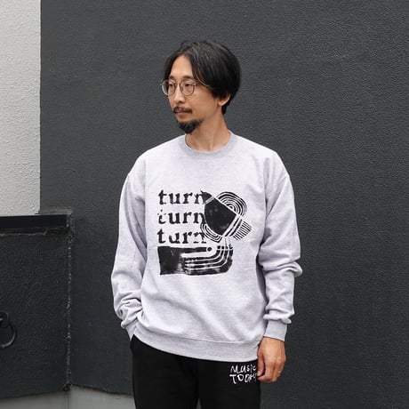 Yoshinori Kato × globule mag. Dual Hand Printed Crew Neck Shirt  - Turn Turn Turn