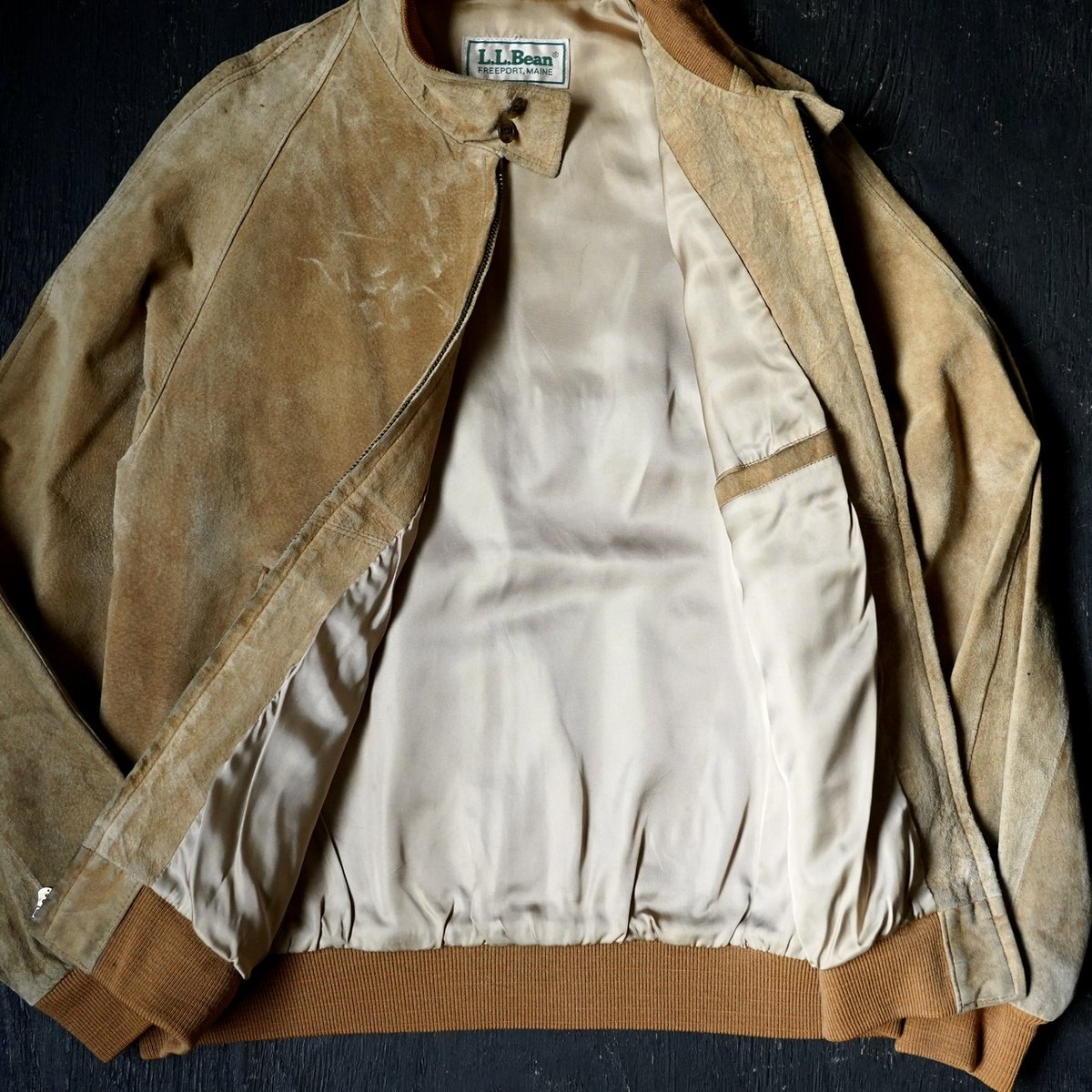 L.L. bean Type G-9 Suede Jacket | globule mag.