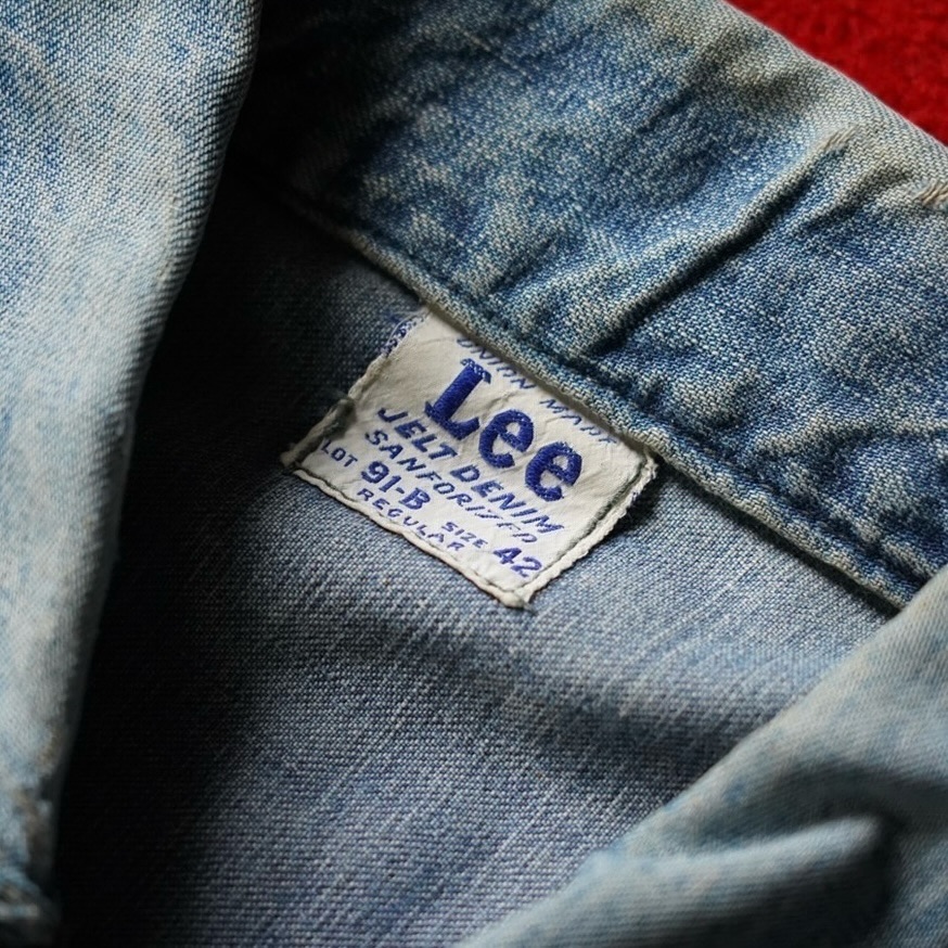 50s Lee 91-B Denim Work Jacket | globule mag.
