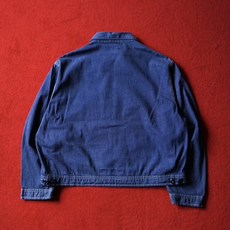 [special] 50s Vintage Denim Zip Work Jacket