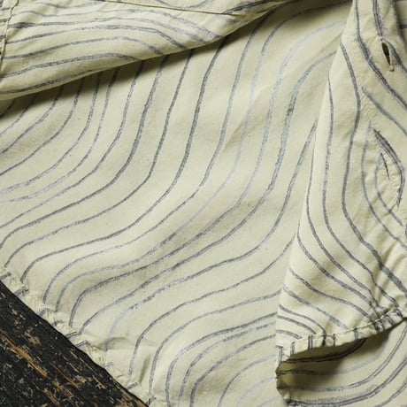 Wave Striped S/S Shirt (90s L)