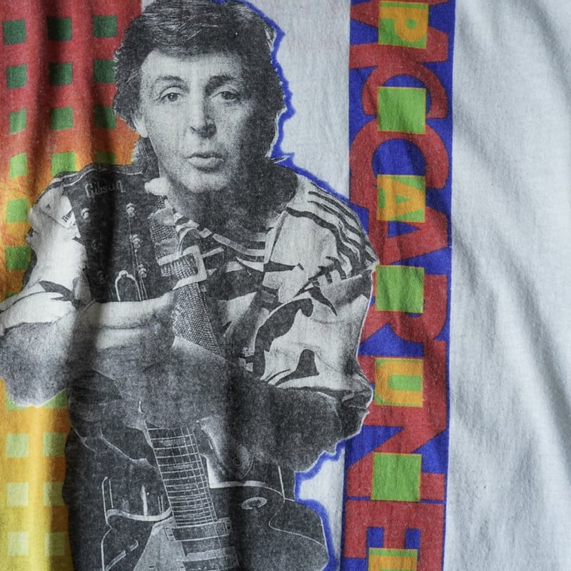 Paul McCartney Printed T-Shirt (80s L Tour T )
