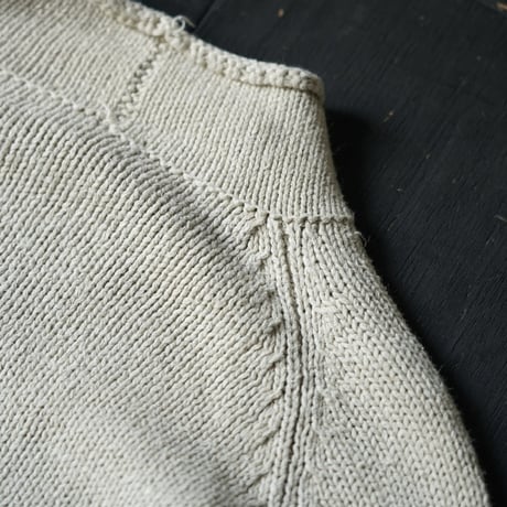 J.Crew Linen Cotton Roll Neck Sweater（90s L 巨人タグ）